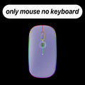 Wireless Backlit Keyboard for Ios Android Windows Systems Rechargeable Backlight 10 Inch Teclado for Mac Ipad Matepad Laptop